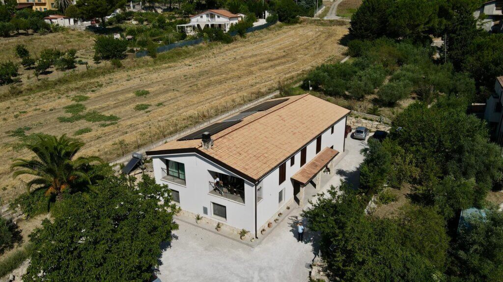 Vista panoramica di Manfredomus, a due passi dalla storica dimora di manfredi Chiaramonte a mussomeli.